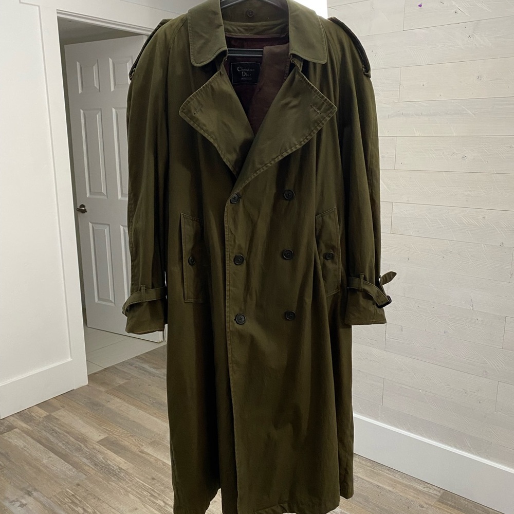 Christian Dior vintage trench coat size 40
